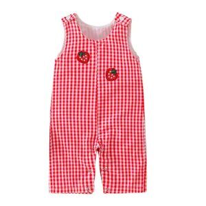 Strawberries Romper Third Birthday Berries Clothes Strawberry Picking Outfit